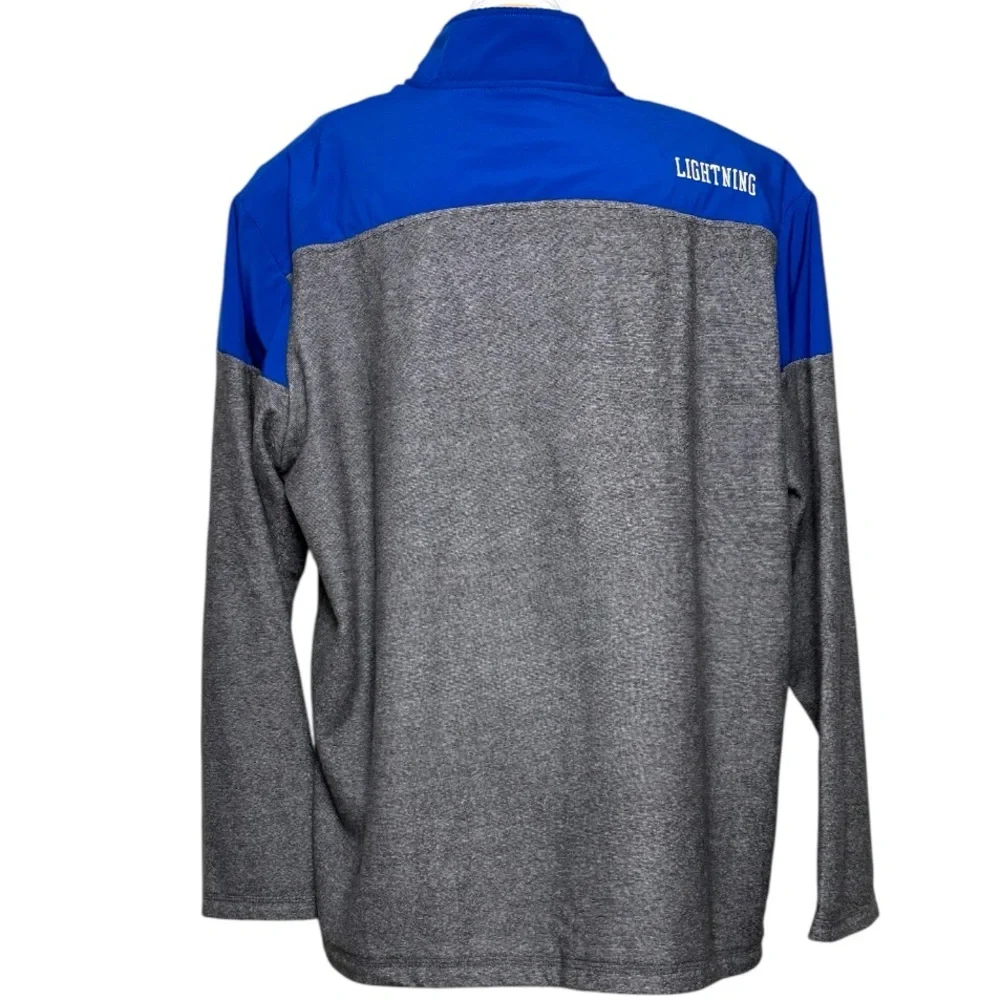 NHL Tampa Bay Lightning Hockey (EUC) Full Zip Fleece Embroidered Jacket Size 2XL
